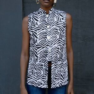 Osei Duro index vest in long division NWOT XL